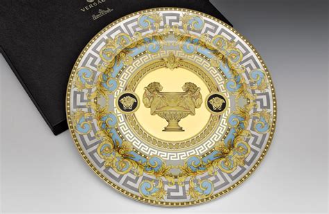 versace prestige gala le bleu|Versace Prestige Gala Le Bleu Dinner Plate .